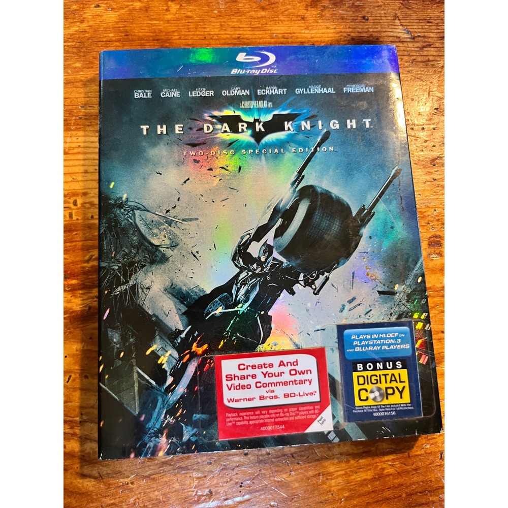 The Dark Knight Blu-ray Two-Disc Special Edition Batman Slipcover New Sealed